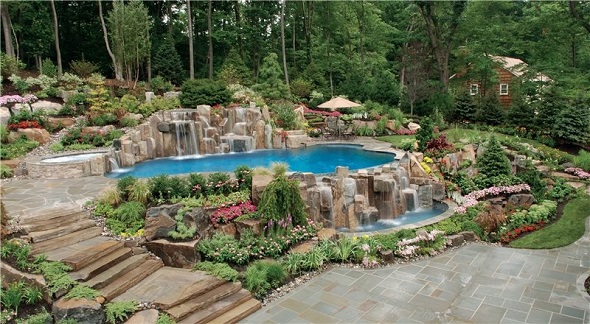 design backyard pool