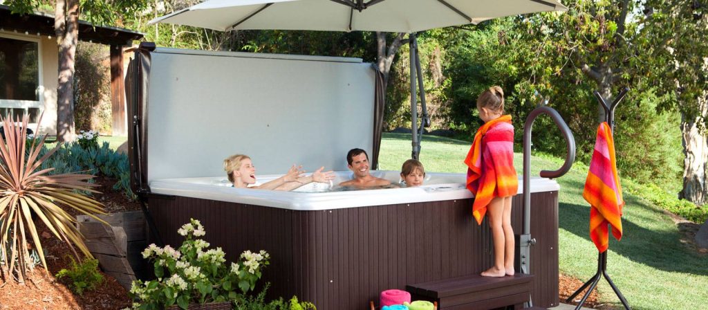 backyard hot tubs