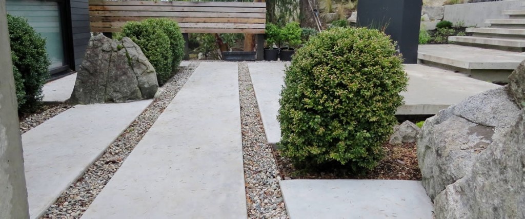 Concrete landscaping