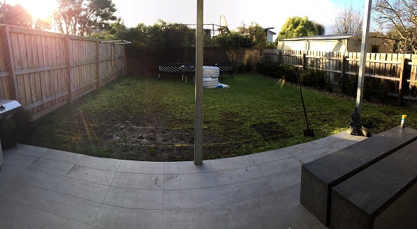 How to dry muddy yard