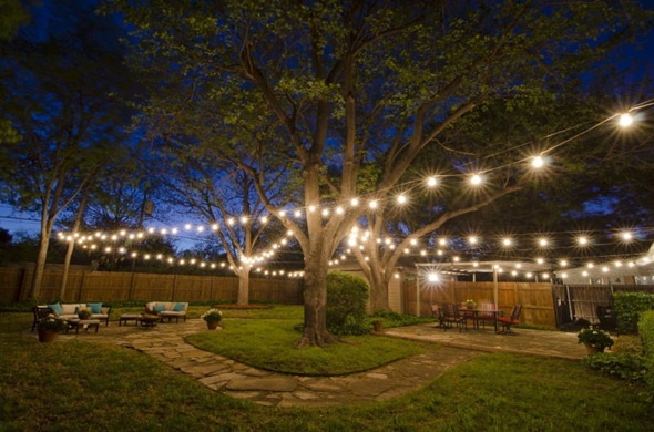 backyard lights