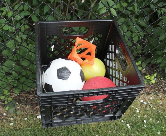 plastic box storage idea